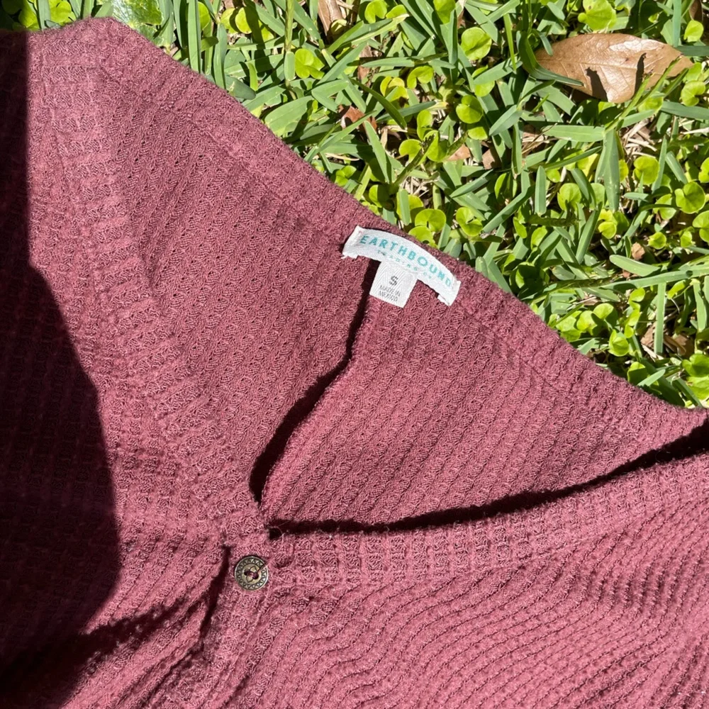 waffle knit top - Picture 3 of 3